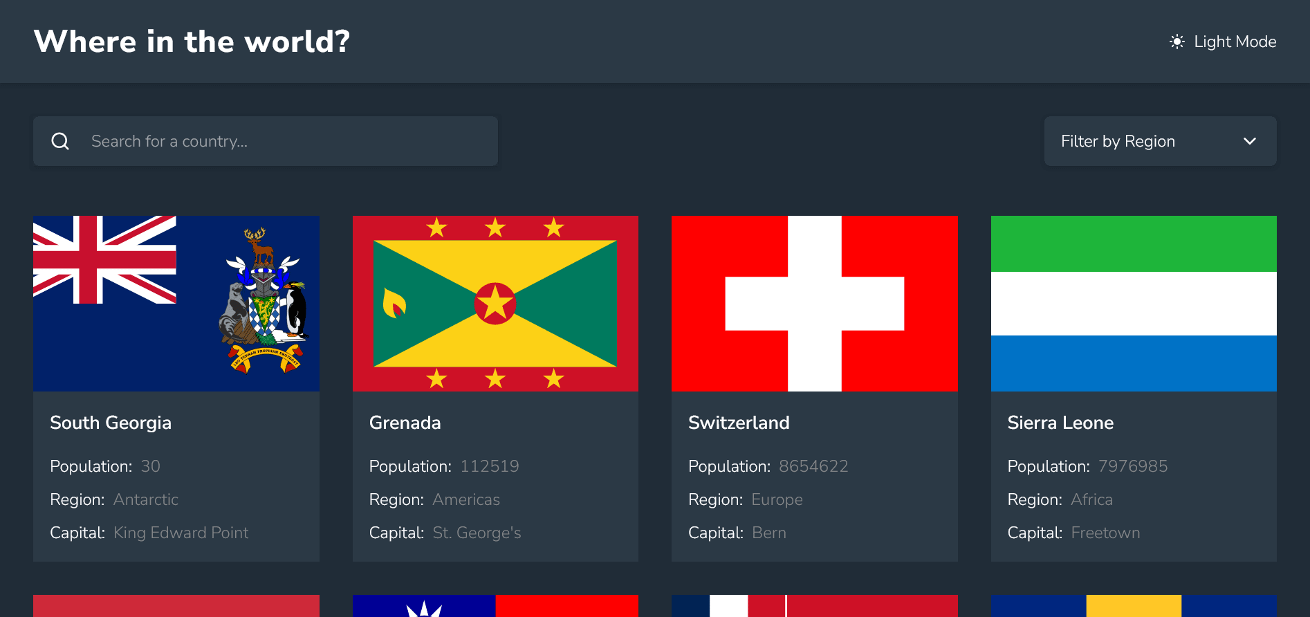Rest Countries (React)
